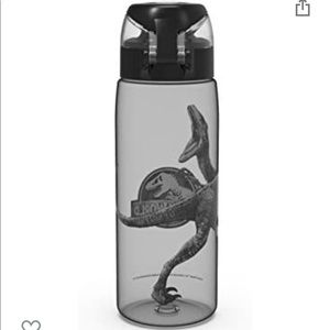 Jurassic World by Zak 25oz Water Bottle Gray/Black